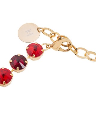 Pre-owned Carolina Herrera Alegria Riviere Rhinestone Plated Necklace Women's