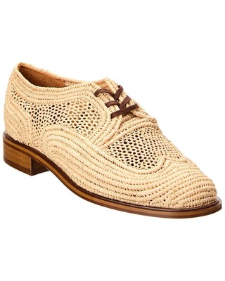 Clergerie Japaille2 Raffia Loafer Womens Brown 39
