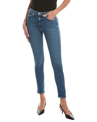 Джинсы Hudson Jeans Barbara High-Rise Wonderwall Super Skinny на щиколотке женские синие