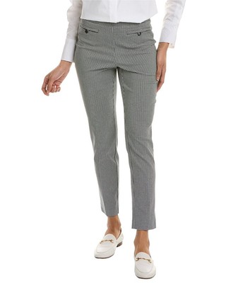 

Женские брюки Jones New York Gingham Tech, черные, Черный, NA