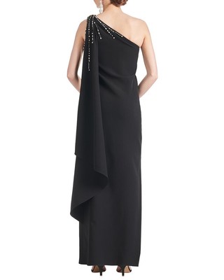 Pre-owned Sachin & Babi Leslie Gown Women's In Black