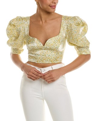 

Женский топ Sabina Musaev Oyster, Yellow print