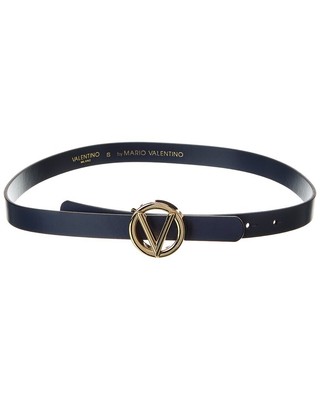Valentino By Mario Valentino Детский кожаный ремень женский синий Xs