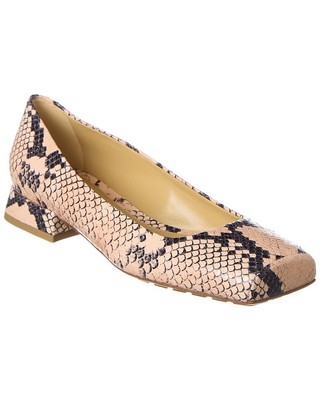 

Женские туфли-лодочки Bottega Veneta Tower Python, Розовый, NA