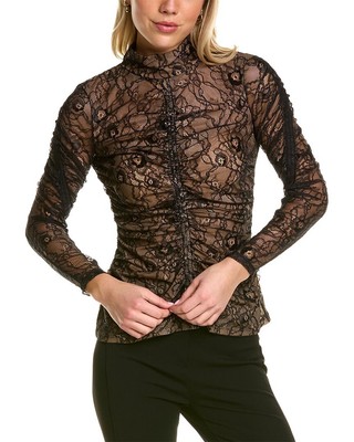 

Женский кружевной топ Bcbgmaxazria, Черный