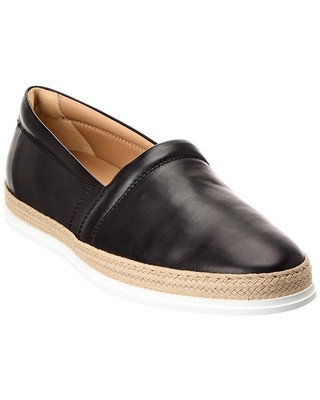 Tods Pantofola Imbottita Gomma Tv кожаные мужские черные 10