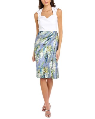 

Женское платье трапециевидного силуэта Theia Helga, Синий