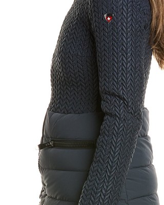 Pre-owned Postcard Post Card Porong Down Coat Women's In Blue