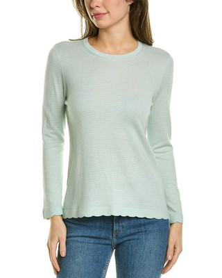 

J.Mclaughlin Henri Кашемировый свитер женский, Mint/white