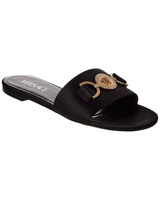

Versace Атласные сандалии Medusa женские, Черный, NA