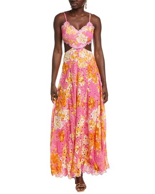 Женское платье Hemant & Nandita розового цвета S