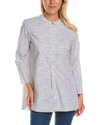 

Donna Karan Топ женский в горошек, Белый