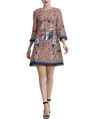 

Платье Burryco Женское, Multicolor print