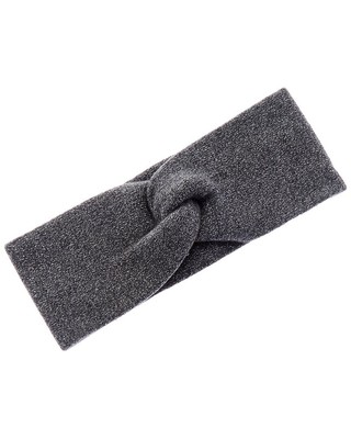 Кашемировая повязка на голову Portolano Женская серая