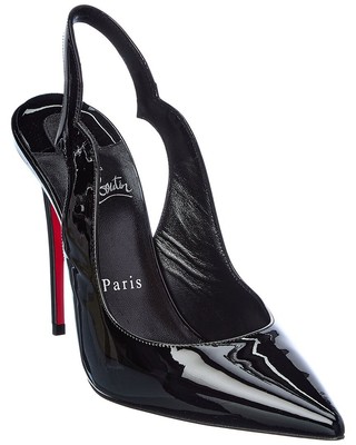 

Christian Louboutin Hot Chick Sling 100 Женские лакированные туфли-лодочки с ремешком на пятке, Черный, NA
