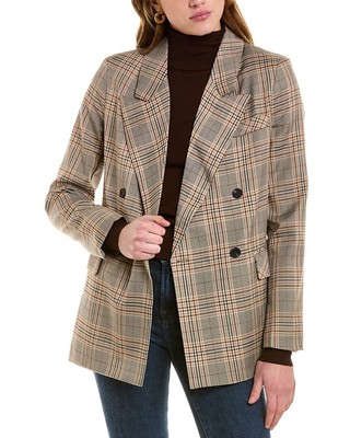 

Женский пиджак в клетку Avantlook, коричневый, NA