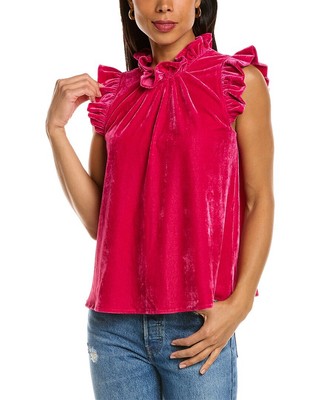 

Женский топ Duffield Lane Linda, Pink velvet