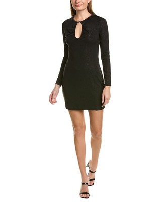 

Женское мини-платье с замочной скважиной Bcbgmaxazria, Black/silver