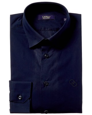 

Приталенная классическая рубашка Cavalli Class для мужчин, /navy, NA