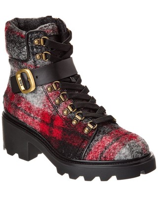 Женские ботинки Tods Gomma из шерсти и кожи