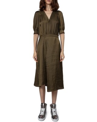 

Атласное платье женское Zadig - Voltaire Ralia, Бронза