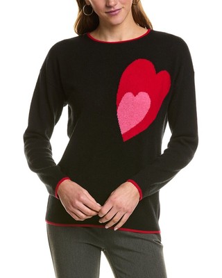 Kier + J Heart Cashmere Sweater Womens Black S