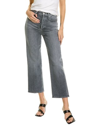 

Женские прямые джинсы Mother The Rambler Ankle Uncommon Ground, прямые брюки, Grey, NA