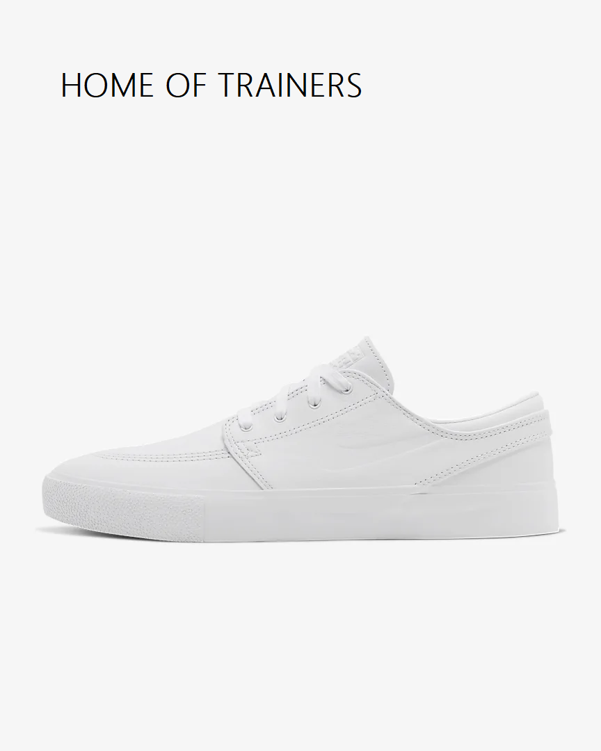 Nike SB Zoom Stefan Janoski RM Premium White White Men's Trainers All Sizes