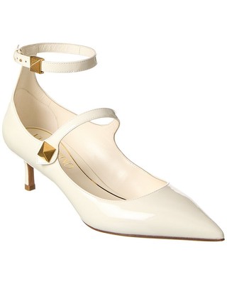 

Женские лакированные туфли Valentino Roman Stud 50, Белый, NA