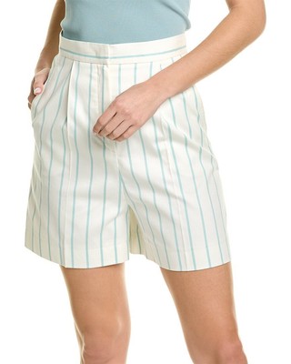 

Короткие женские шорты из шелковой смеси Max Mara Zampino, Water, NA