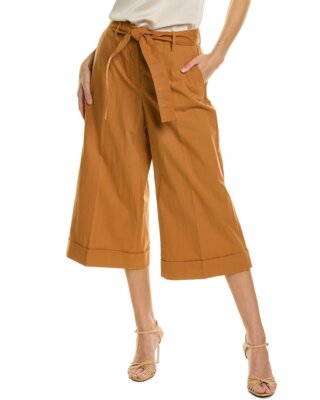 

Женские капри Lafayette 148 New York Ryerson с манжетами, Коричневый, NA