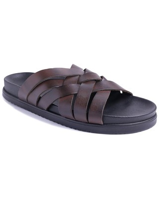 

Мужские кожаные сандалии M By Bruno Magli Siracusa, Dark brown, NA