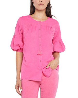 

Женская блузка Nydj в стиле бохо, Peonypink peony