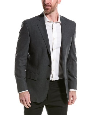 Пиджак мужской из смесовой шерсти классического кроя Brooks Brothers Серый 40Reg