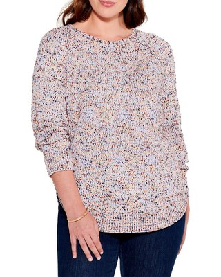 

Женский свитер Nic+Zoe Plus в крапинку Sunrise, Cemcream multi