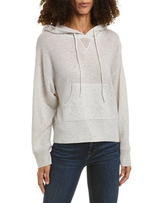 

Укороченная кашемировая худи женская Alashan Lizzy, Бежевый