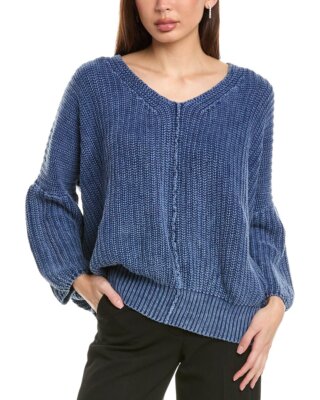 Labiz Low Gauge Chunky Wash Sweater Womens