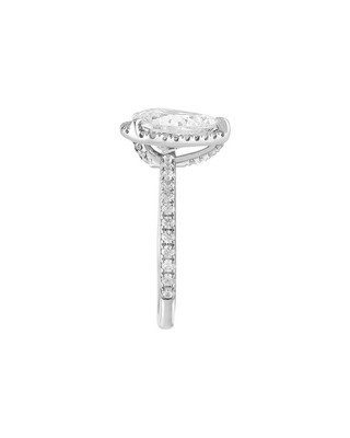 Pre-owned Effy Fine Jewelry 14k 2.44 Ct. Tw. Lab-grown Diamond Ring Women's 7 In White