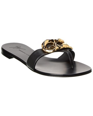 

Женские кожаные сандалии Giuseppe Zanotti Rock, Черный, NA