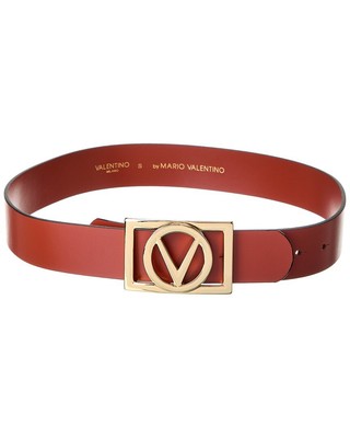 Valentino By Mario Валентино Долли Кожаный ремень Женский Красный Xs