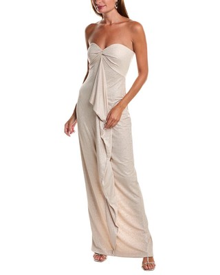 Платье от Рами Брук Моне женское Золотое 8