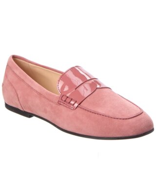 

Женские замшевые и лакированные лоферы Tod S, NA