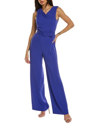 

Женский комбинезон со складками Badgley Mischka, фиолетовый, NA