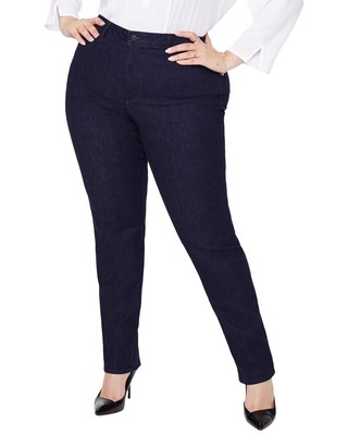 Узкие джинсовые женские брюки Nydj Plus Sheri Rinse