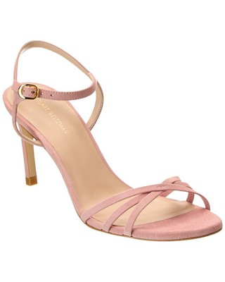 

Stuart Weitzman Starla 80 Женские замшевые сандалии, Розовый, NA