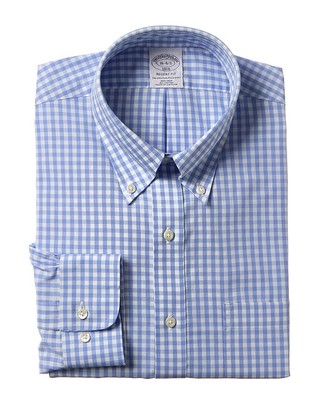 

Мужская классическая рубашка Brooks Brothers Regent Fit, Синий, NA