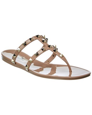 

Женские резиновые сандалии Valentino Rockstud Caged, NA
