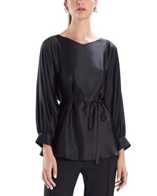 

Женский шелковый топ Josie Natori черный