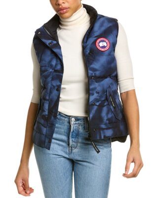 

Женский пуховик Canada Goose Freestyle, Abstr camo blu, NA