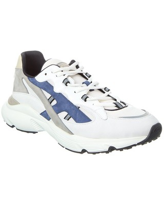 Мужские кроссовки Tod S из кожи и сетки, белые 9.5